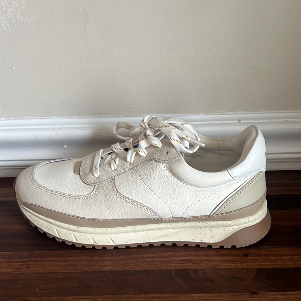 Madewell Women’s Kickoff Trainer Shoes Color block Antique Cream  Size: 9M - Picture 6 of 10